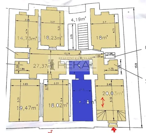 Pronájem obchodního prostoru, Praha - Vinohrady, Slezská, 167 m2