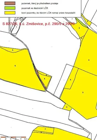 Prodej lesa, Červená Řečice, 326 m2