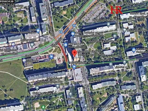 Pronájem bytu 1+kk, Praha - Háje, Hlavatého, 27 m2