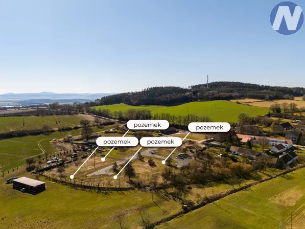 Prodej pozemku pro bydlení, Dobev - Velké Nepodřice, 1227 m2