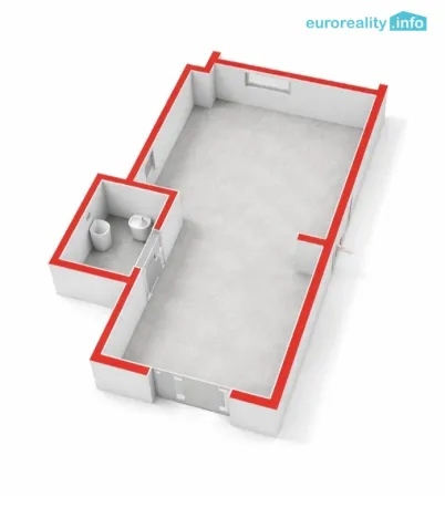 Pronájem obchodního prostoru, Zdice, Husova, 38 m2