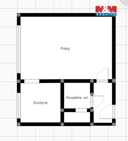 Prodej bytu 1+1, Ostrava - Poruba, Ježkova, 27 m2