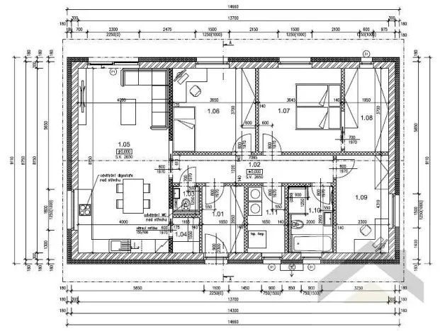 Prodej rodinného domu, Horní Jelení, Bezová, 104 m2