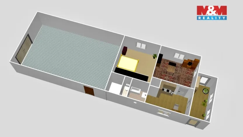 Prodej rodinného domu, Kravsko, 60 m2