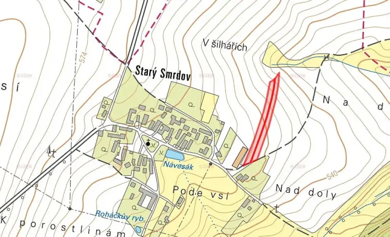 Prodej podílu komerčního pozemku, Vyklantice, 3299 m2