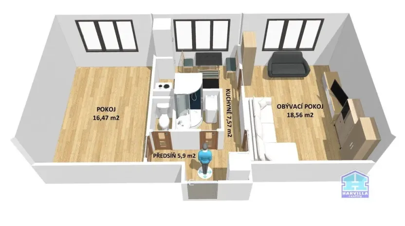 Prodej bytu 2+1, Plzeň - Lobzy, Koterovská, 54 m2