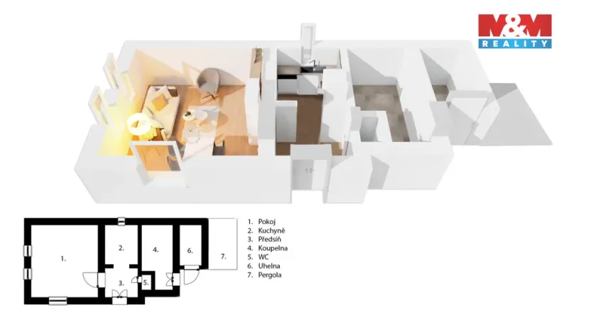 Prodej chalupy, Smidary, Na stávku, 95 m2