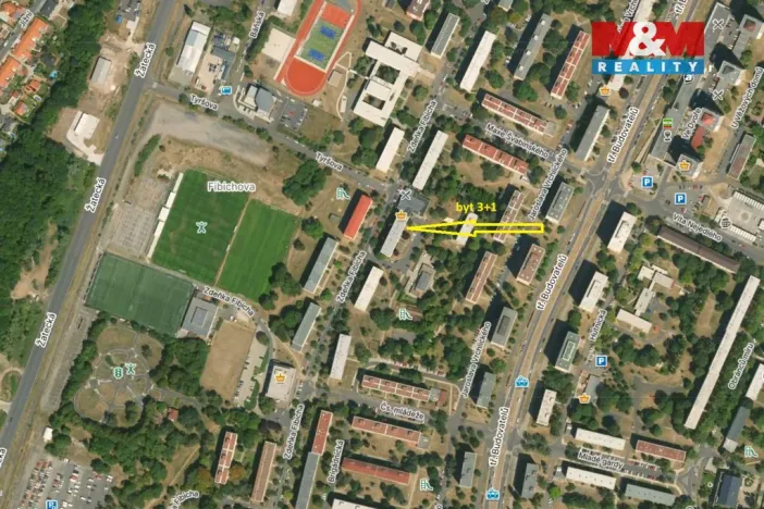 Prodej bytu 3+1, Most, Zdeňka Fibicha, 70 m2