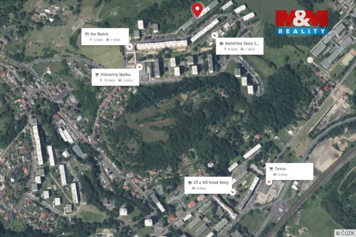 Prodej bytu 3+1, Ústí nad Labem - Mojžíř, Picassova, 78 m2