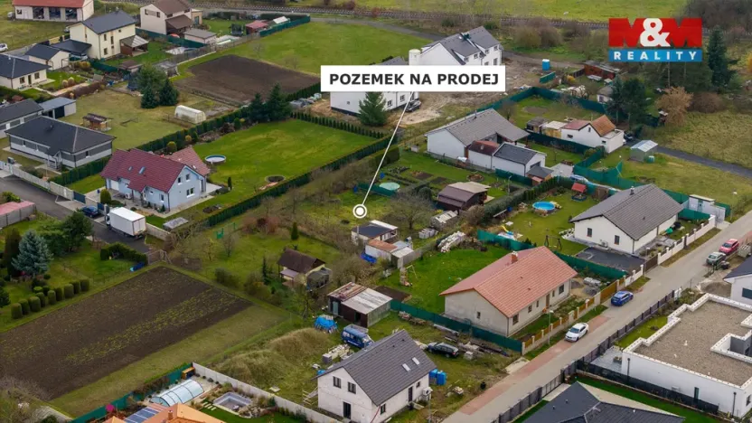 Prodej zahrady, Mělník, 652 m2