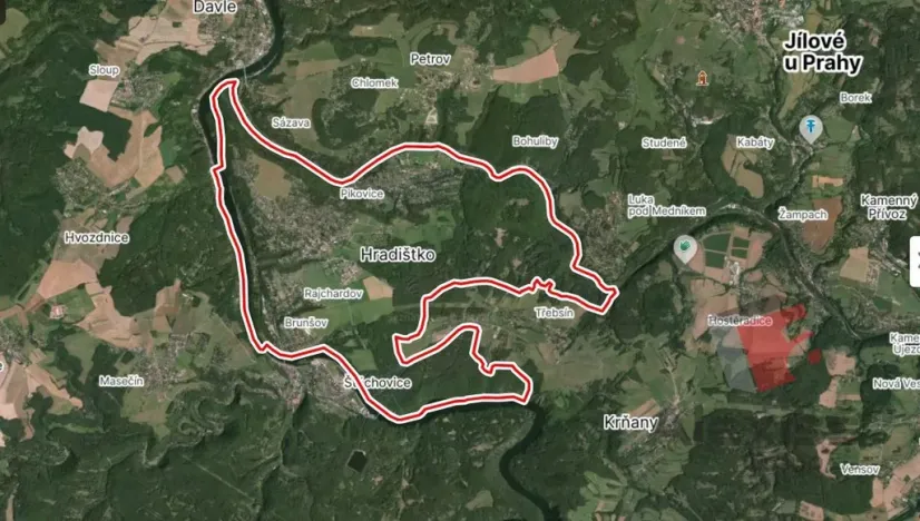 Prodej pozemku pro bydlení, Hradištko, K Budákovu, 413 m2