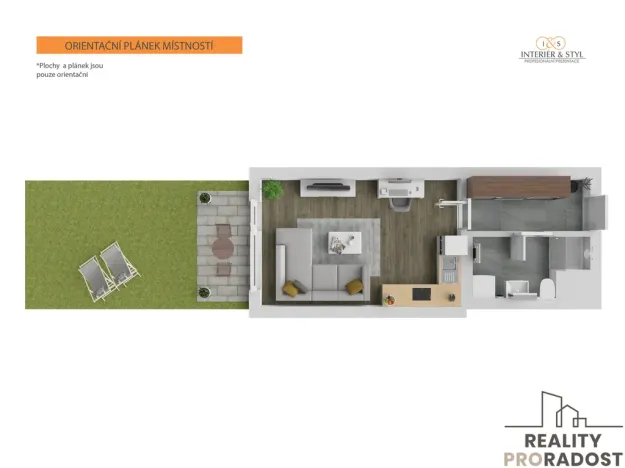 Prodej bytu 1+kk, Praha, Smržových, 30 m2