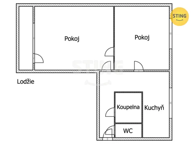 Prodej bytu 2+1, Ostrava, Ukrajinská, 50 m2