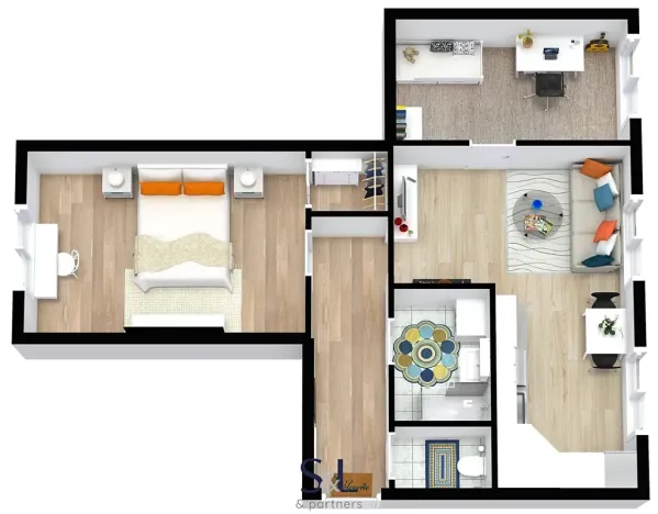 Pronájem bytu 3+kk, Česká Lípa, Kozákova, 61 m2