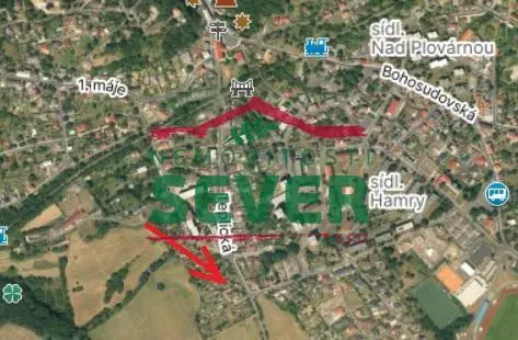 Prodej zahrady, Krupka - Vrchoslav, Teplická, 211 m2