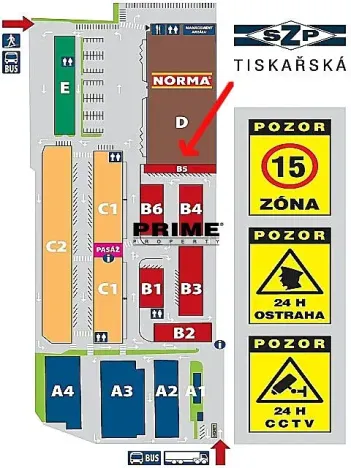 Pronájem kanceláře, Praha - Malešice, Tiskařská, 206 m2