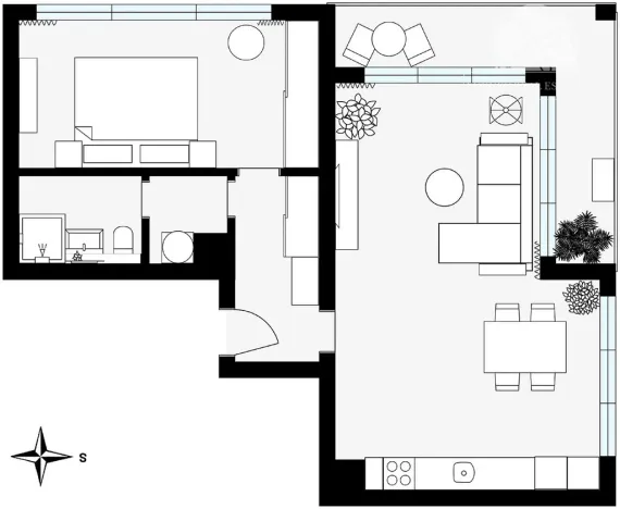 Prodej bytu 2+kk, Praha - Vysočany, V Předním Hloubětíně, 72 m2