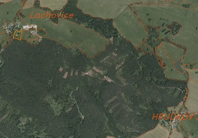 Prodej pole, Vyšší Brod - Hrudkov, 8071 m2