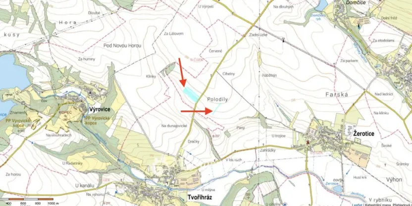 Prodej pole, Tvořihráz, 184181 m2