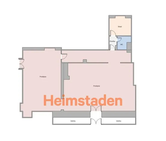 Pronájem obchodního prostoru, Ostrava - Poruba, Hlavní třída, 120 m2