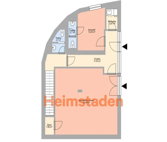 Pronájem kanceláře, Plzeň - Jižní Předměstí, Technická, 159 m2