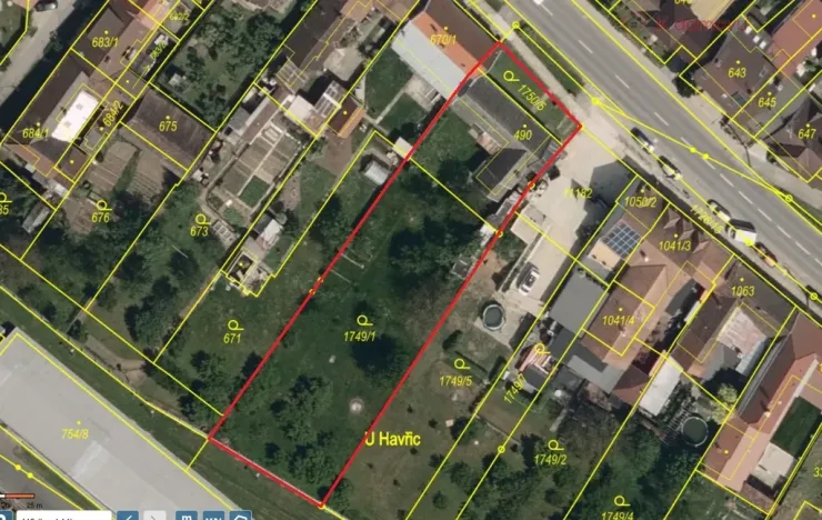 Prodej pozemku pro bydlení, Uherský Brod, Svat. Čecha, 1755 m2