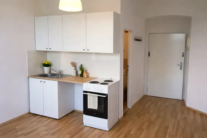 Pronájem bytu 1+kk, Praha - Holešovice, Kamenická, 20 m2