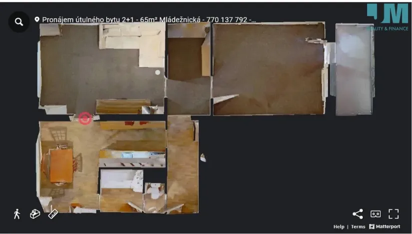 Pronájem bytu 2+1, Třebíč, Mládežnická, 70 m2