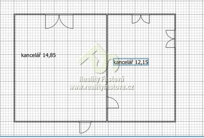 Pronájem kanceláře, Rokycany, Arbesova, 27 m2
