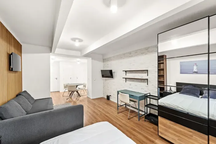 Pronájem bytu 1+1, Praha - Žižkov, Čajkovského, 36 m2