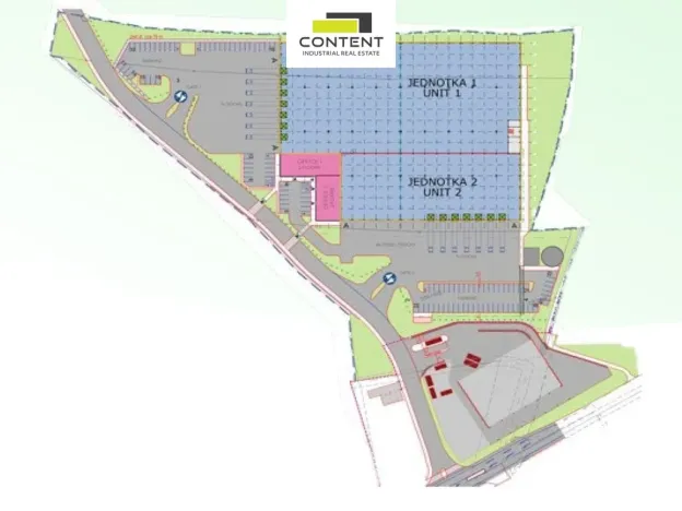 Pronájem skladu, Plzeň - Bolevec, Úněšovská, 3461 m2