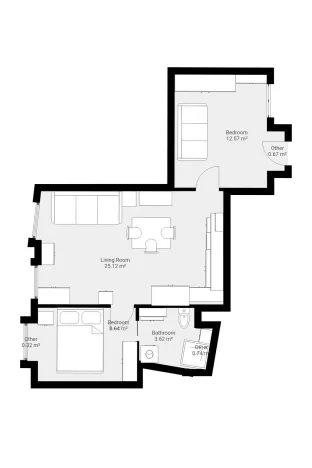 Prodej bytu 3+kk, Praha - Staré Město, Dlouhá, 51 m2