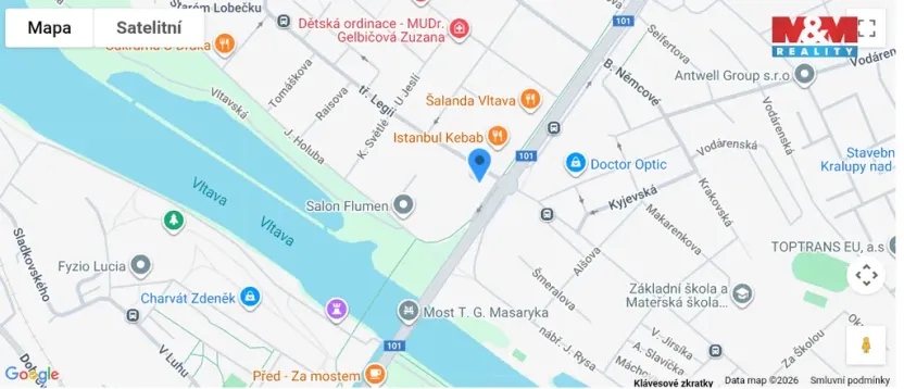 Pronájem bytu 2+1, Kralupy nad Vltavou - Lobeček, Předmostí, 54 m2