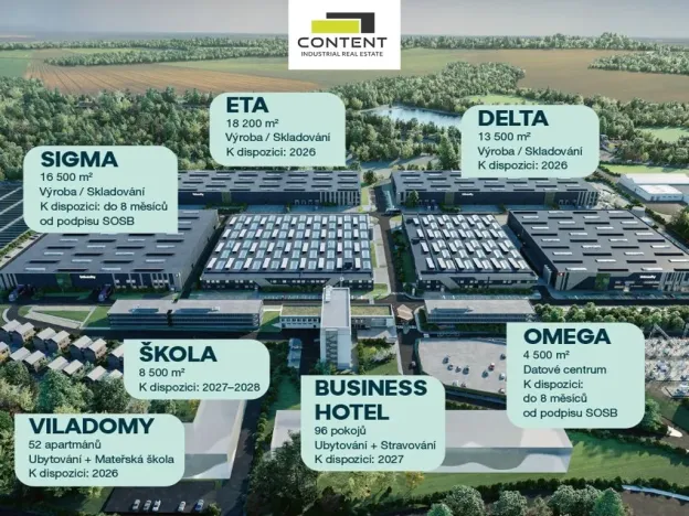 Pronájem výrobních prostor, Tachov - Oldřichov, 18200 m2
