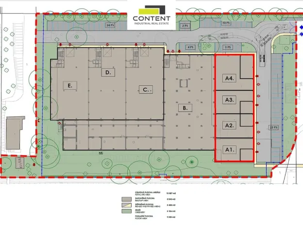 Pronájem skladu, Praha - Malešice, Tiskařská, 458 m2