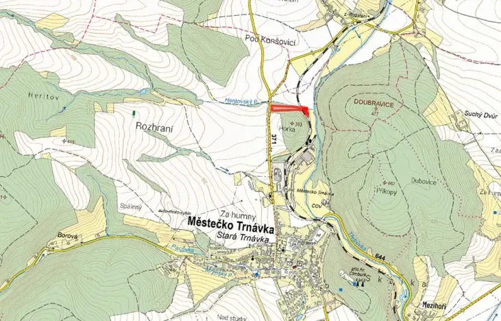 Prodej lesa, Městečko Trnávka, 9935 m2