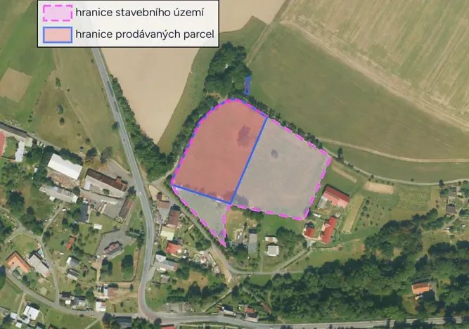 Prodej pozemku pro bydlení, Vrchy, 9986 m2