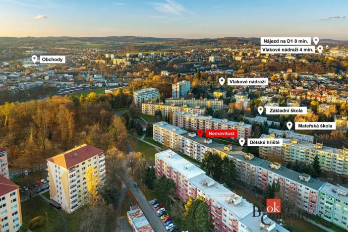 Pronájem bytu 1+1, Jihlava, Březinova, 31 m2