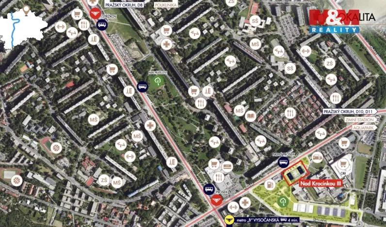 Prodej bytu 4+kk, Praha - Prosek, 107 m2