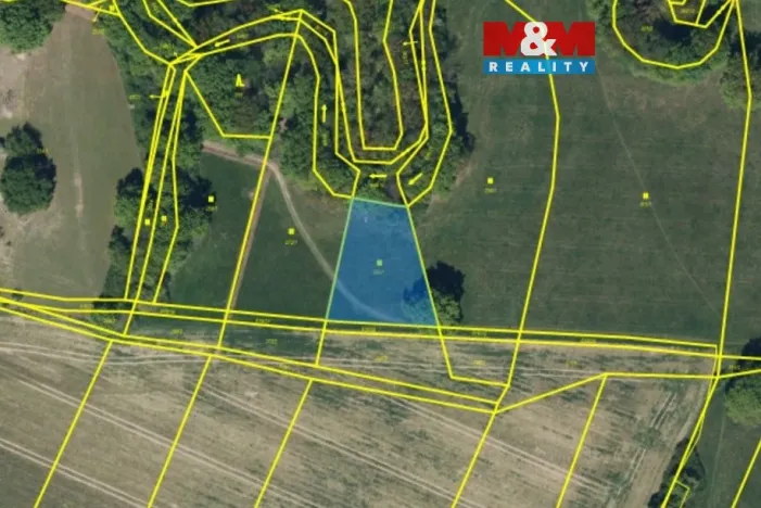 Prodej louky, Pardubice - Nemošice, 818 m2