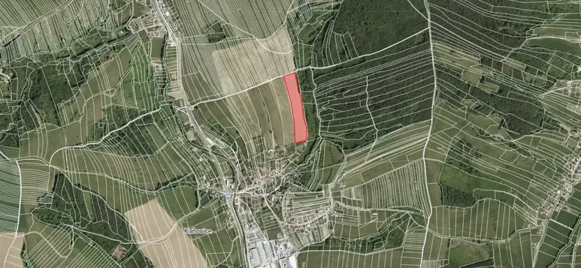 Prodej pole, Kaňovice, 154 m2