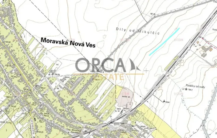 Prodej pole, Moravská Nová Ves, 3258 m2