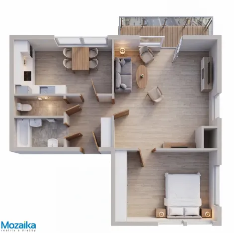 Pronájem bytu 2+1, Lanškroun, Krátká, 69 m2