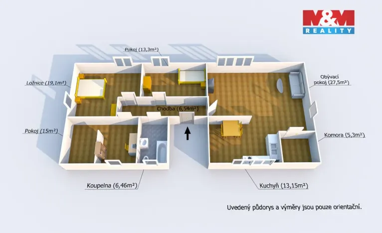 Prodej bytu 4+kk, Vejprnice, Dukelská, 108 m2