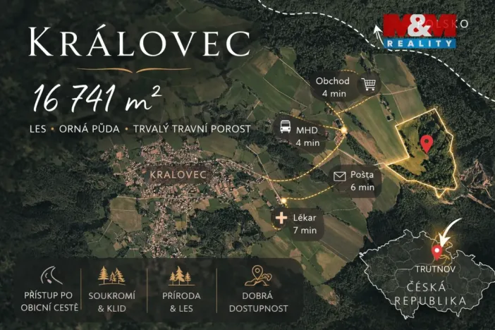 Prodej pozemku, Královec, 16741 m2