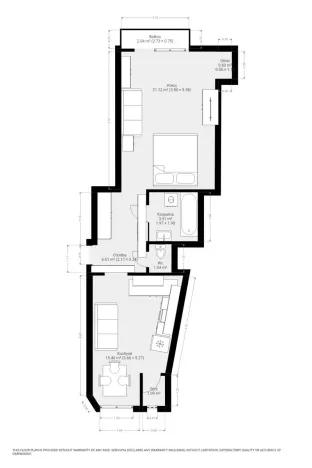 Pronájem bytu 1+1, Brno, Pekařská, 48 m2