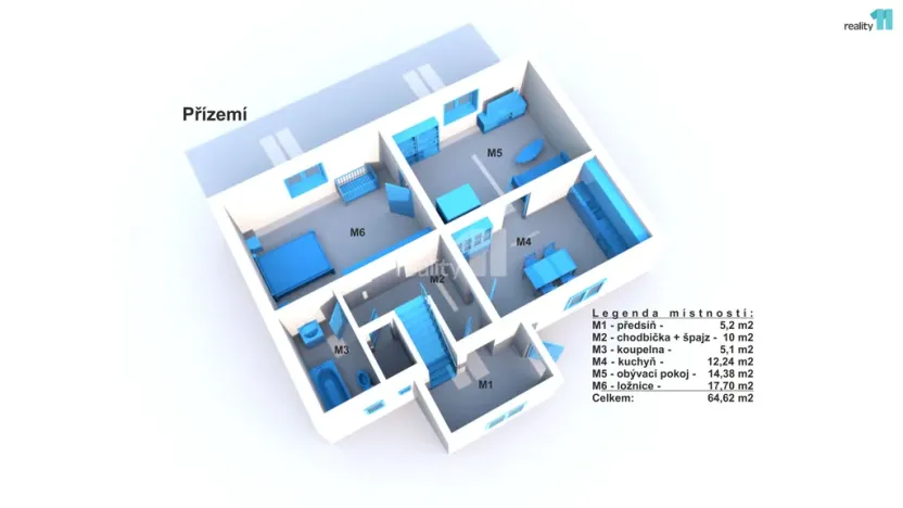Prodej rodinného domu, Tuchoraz, 107 m2