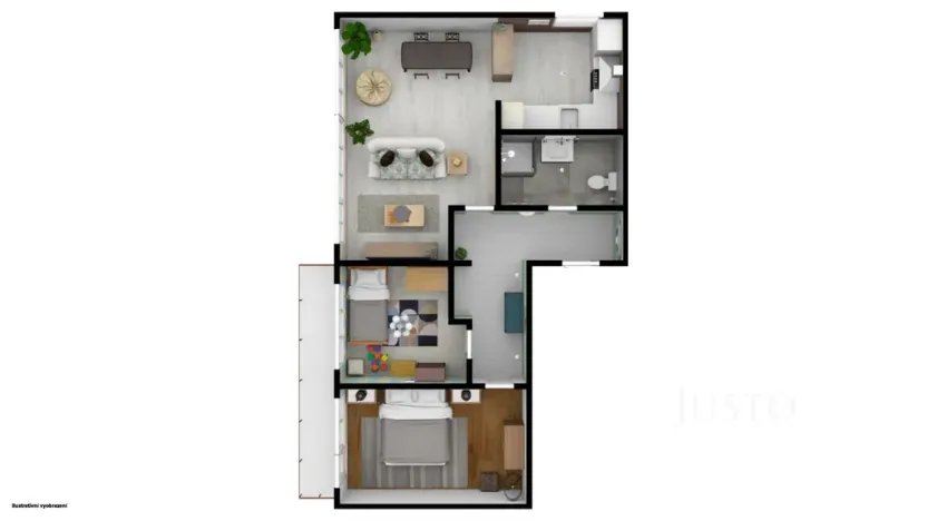 Prodej bytu 3+1, Kladno, Průchova, 65 m2