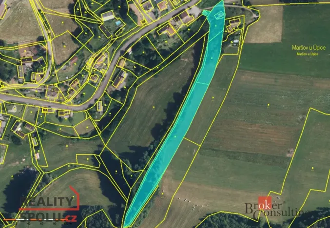 Prodej pozemku pro bydlení, Maršov u Úpice, 145 m2