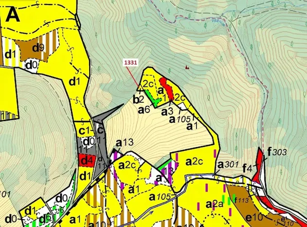 Dražba lesa, Kladky, 183 m2